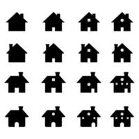 vecteur de correction de modèle de maison isolé