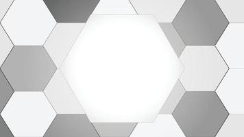 motif de polygone lumineux abstrait fond blanc vecteur