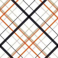 textile sans couture à motif en damier les blocs de couleur résultants se répètent verticalement et horizontalement dans un motif distinctif de carrés et de lignes connu sous le nom de sett. le tartan est souvent appelé plaid vecteur