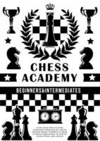 académie d'échecs, vecteur de jeu de sport
