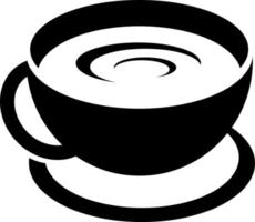 icône de tasse de café de vecteur, logo simple vecteur