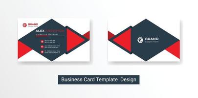 modèle de carte de visite moderne, créatif et propre, logo de l'entreprise et identité de visite de l'entreprise vecteur