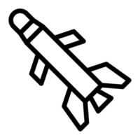 vecteur d'illustration de fusée et icône de logo icône d'arme de l'armée parfaite.