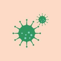 icônes de virus et de bactéries vecteur