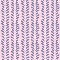 motif vectoriel feuille violet et rose, imprimé botanique sans soudure,