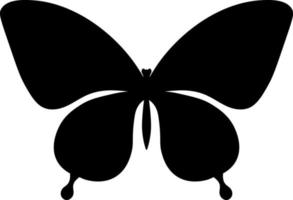 silhouette de papillon de vecteur, logo mignon vecteur