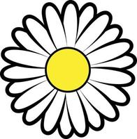 logo de marguerite vecteur mignon