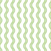 motif géométrique vert et blanc, répétition sans couture des lignes verticales vecteur