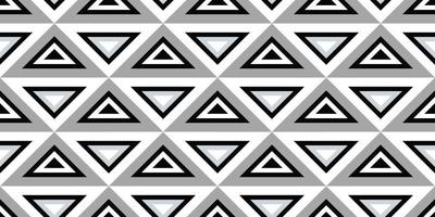 fond de motif géométrique triangle noir et blanc vecteur