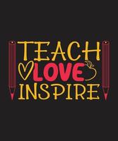 enseigner l'amour inspirer vecteur