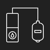 icône de vecteur de système de chauffage