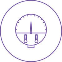 icône de vecteur d'indicateur de température