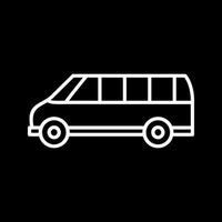 icône de vecteur de bus de livraison