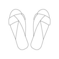 sandale icône illustration vecteur