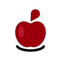 vecteur d'illustration icône pomme