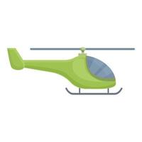vecteur de dessin animé d'icône d'hélicoptère de contrôle radio. jouet à distance