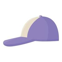 vecteur de dessin animé d'icône de chapeau d'été. casquette de baseball