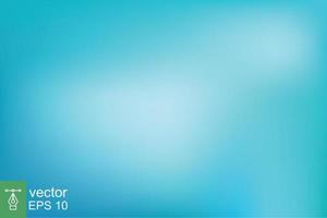 abstrait bleu sarcelle fond dégradé. fond d'eau turquoise floue. vert clair, doux, océan, mer, nature. illustration vectorielle pour votre conception graphique, bannière, affiche d'été ou aqua. ep 10. vecteur