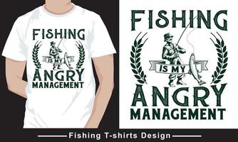 vecteur de typographie de pêche conception de t-shirt vecteur pro