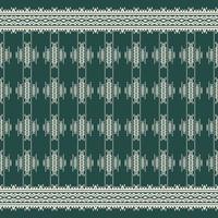 motif de rayures de bordure tribale ethnique. rayures aztèques tribales ethniques avec fond harmonieux de bordure. motif de couleur blanc-vert contemporain ethnique pour le textile, les éléments de décoration de la maison. vecteur