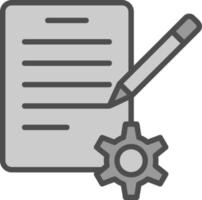 conception d'icône de vecteur de documentation