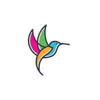 vecteur de logo colibri