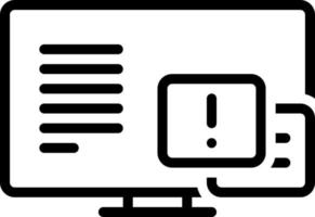 icône de ligne pour les logiciels publicitaires vecteur