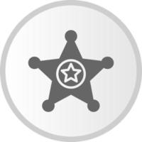 icône de vecteur de shérif de justice