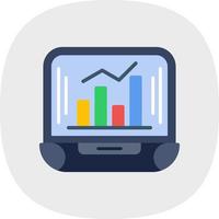 conception d'icône de vecteur d'analyse