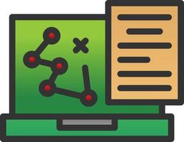 conception d'icône de vecteur de stratégie numérique