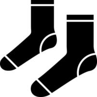 conception d'icône de vecteur de chaussettes