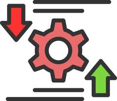 conception d'icône vectorielle de développement agile vecteur