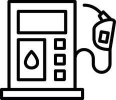 conception d'icône de vecteur de carburant