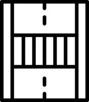 conception d'icône vectorielle de passage pour piétons vecteur