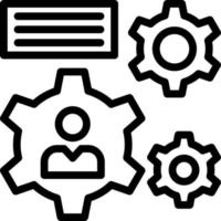 conception d'icônes vectorielles de compétences vecteur