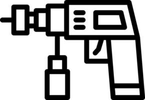 conception d'icônes vectorielles de forage vecteur