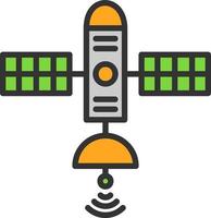 conception d'icône de vecteur satellite