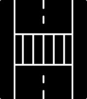 conception d'icône vectorielle de passage pour piétons vecteur