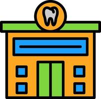 conception d'icône de vecteur de clinique dentaire