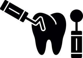 conception d'icône de vecteur de dentisterie