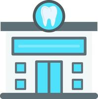 conception d'icône de vecteur de clinique dentaire