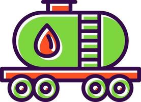 conception d'icône de vecteur de réservoir de carburant