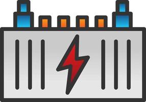 conception d'icône de vecteur de batterie