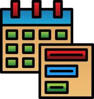 organiser la conception d'icônes vectorielles vecteur