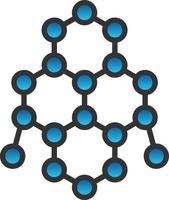 conception d'icône de vecteur de technologie nano