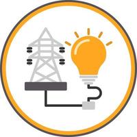 conception d'icône de vecteur d'énergie électrique