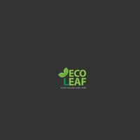 vecteur de logo eco feuille