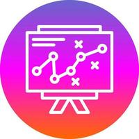 conception d'icône de vecteur de stratégie