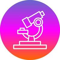 conception d'icône de vecteur de microscope