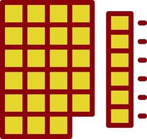 conception d'icône de vecteur de carte thermique